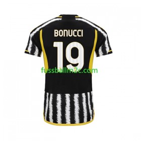 Fußballtrikots Juventus Leonardo Bonucci 19 Heim Trikotsatz 2023-2024